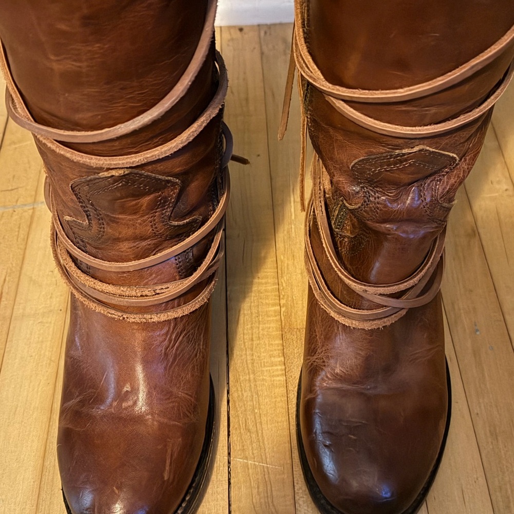 Freebird Coal boots in cognac - Picture 4 of 8